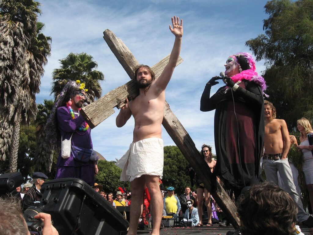 Night of the Living Easter: The Sisters of Perpetual Indulgence's 28th Anniversary Celebration. 
Jere from San Francisco, USA, CC BY 2.0 <https://creativecommons.org/licenses/by/2.0>, via Wikimedia Commons

